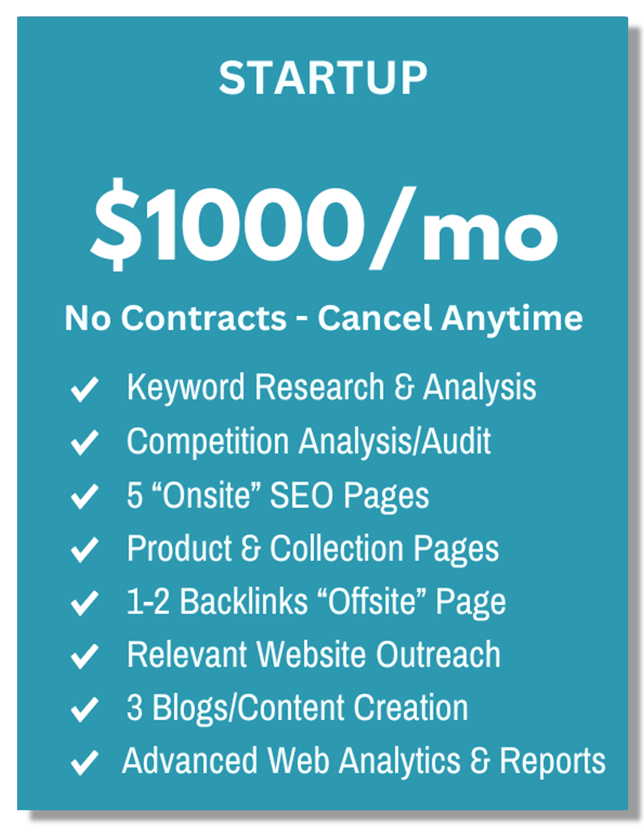 SEO - Startup Package